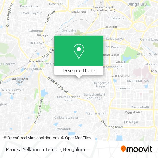 Renuka Yellamma Temple map