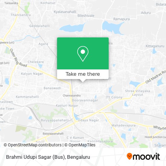 Brahmi Udupi Sagar (Bus) map