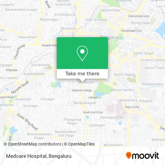 Medcare Hospital map