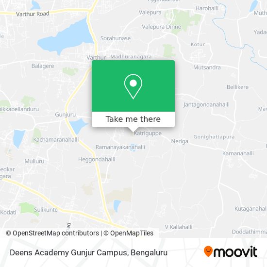 Deens Academy Gunjur Campus map