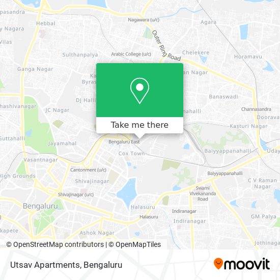 Utsav Apartments map