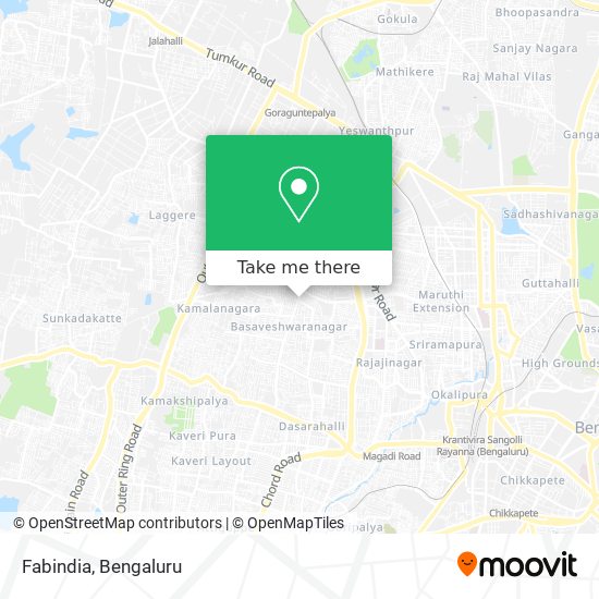 Fabindia map