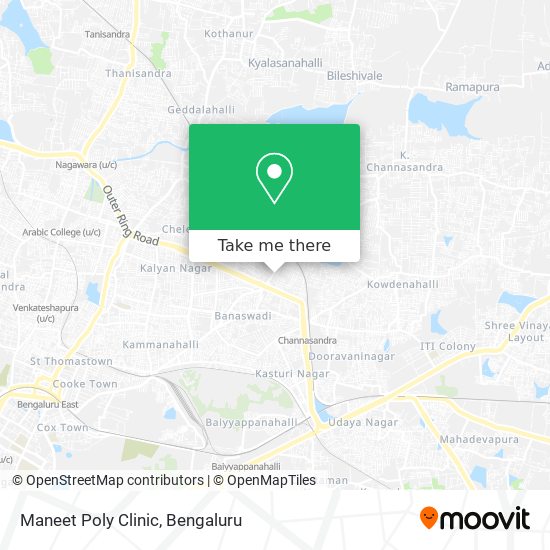 Maneet Poly Clinic map