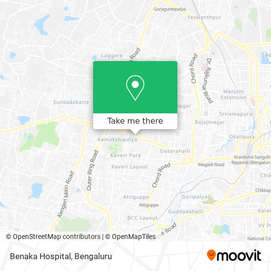 Benaka Hospital map