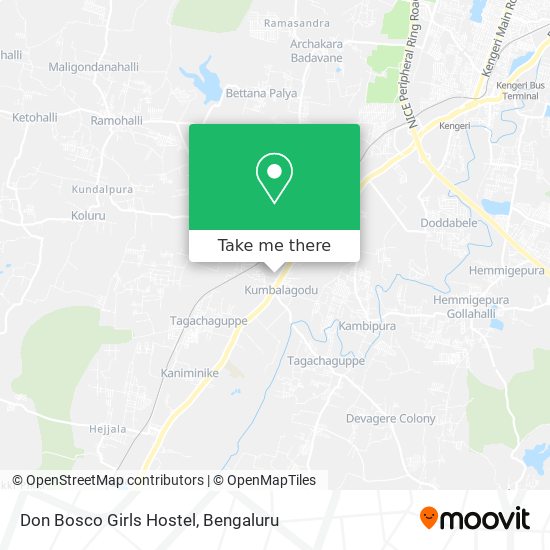 Don Bosco Girls Hostel map