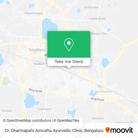 Dr. Dharmapal's Amrutha Ayurvedic Clinic map