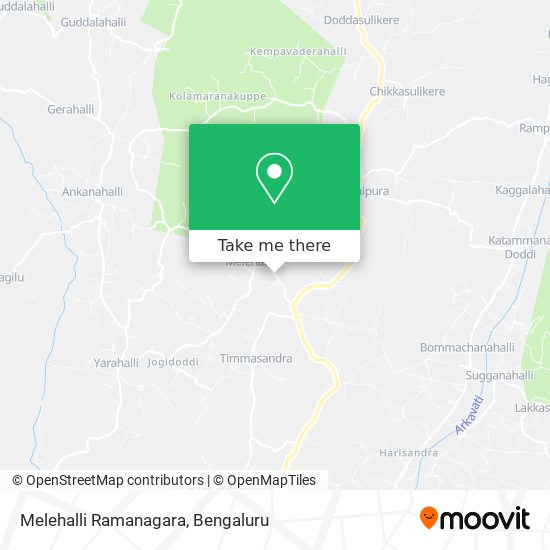 Melehalli Ramanagara map