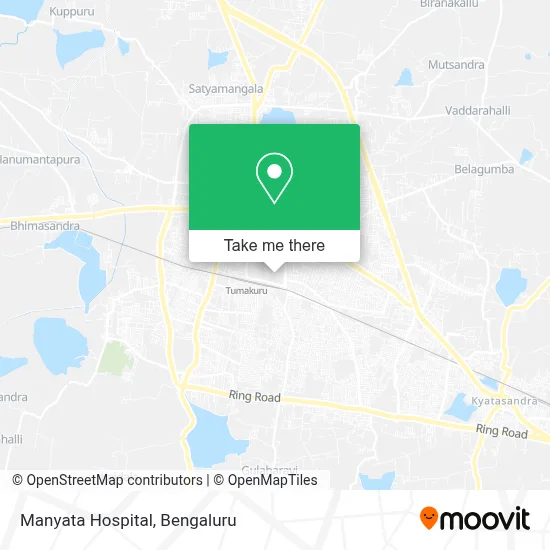 Manyata Hospital map