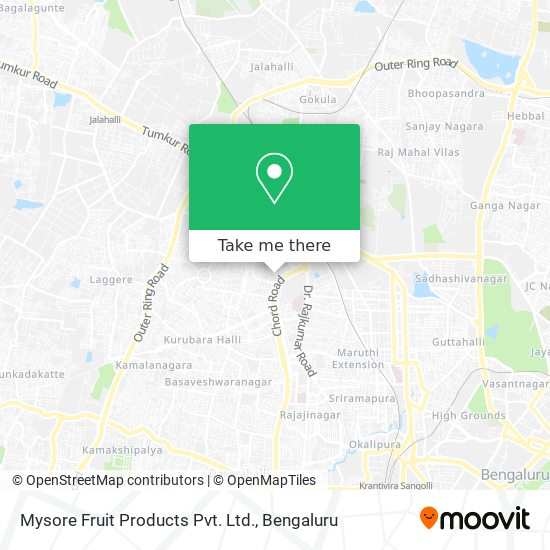 Mysore Fruit Products Pvt. Ltd. map