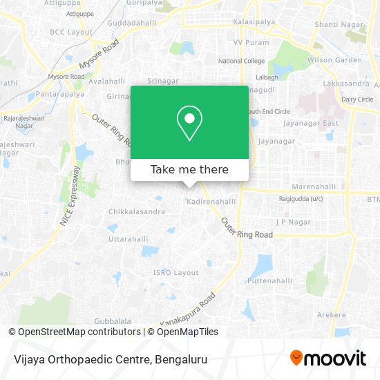 Vijaya Orthopaedic Centre map