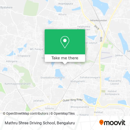 Mathru Shree Driving School map