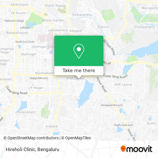 Hireholi Clinic map