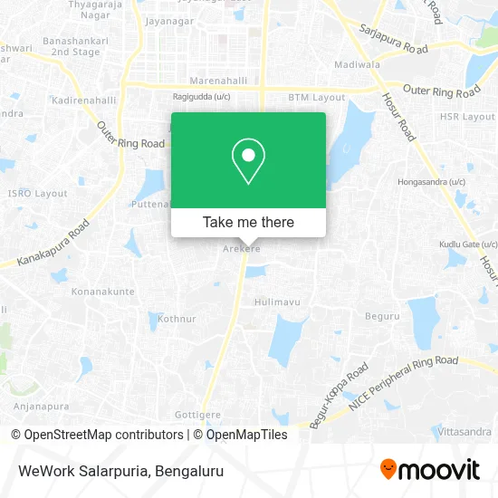 Wework Salarpuria map