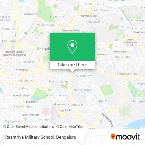 Rashtriya Military School map