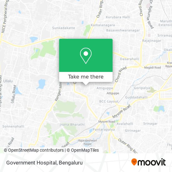 Government Hospital map