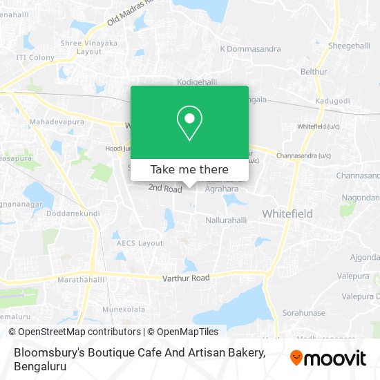 Bloomsbury's Boutique Cafe And Artisan Bakery map