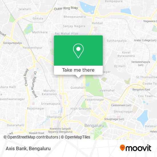 Axis Bank map