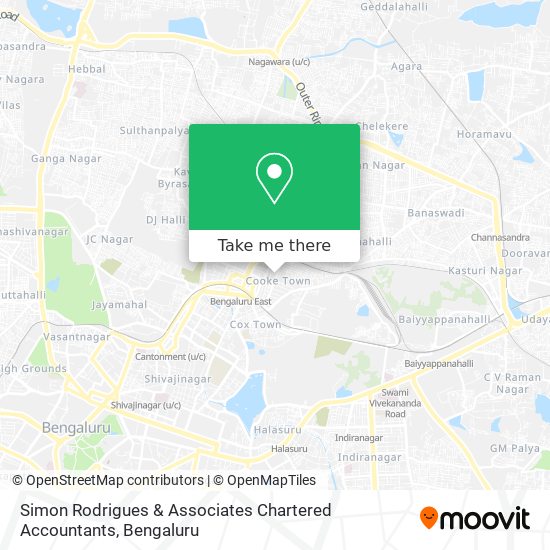 Simon Rodrigues & Associates Chartered Accountants map