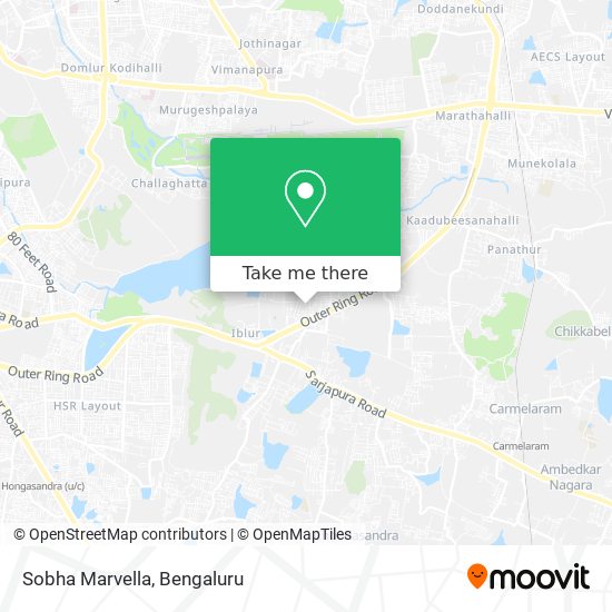 Sobha Marvella map