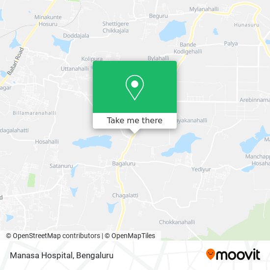 Manasa Hospital map