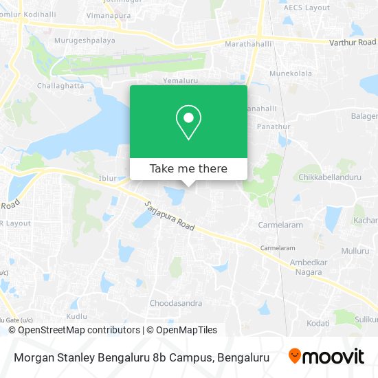 Morgan Stanley Bengaluru 8b Campus map