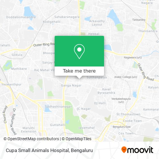 Cupa Small Animals Hospital map