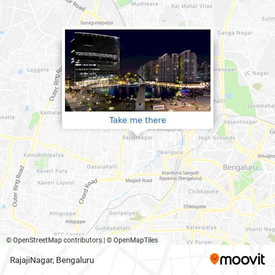 RajajiNagar map