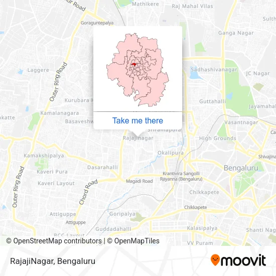 RajajiNagar map