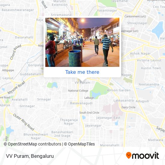 VV Puram map