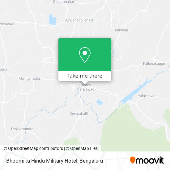 Bhoomika Hindu Military Hotel map