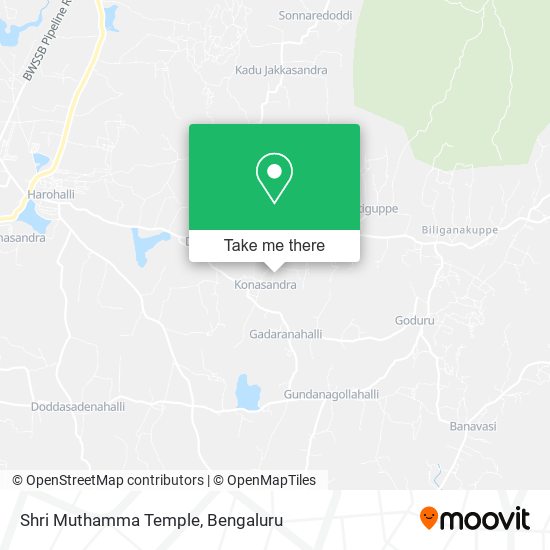 Shri Muthamma Temple map