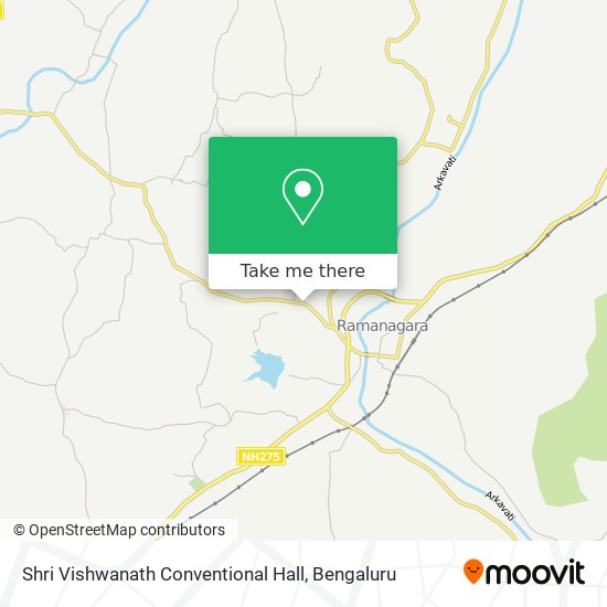 Shri Vishwanath Conventional Hall map
