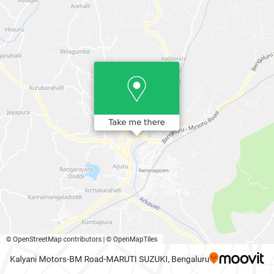 Kalyani Motors-BM Road-MARUTI SUZUKI map