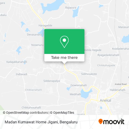 Madan Kumawat Home Jigani map