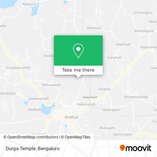 Durga Temple map