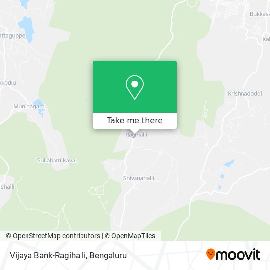 Vijaya Bank-Ragihalli map