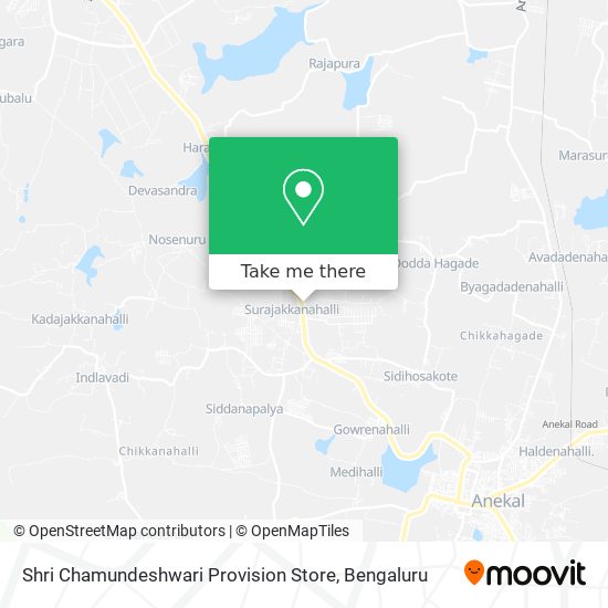 Shri Chamundeshwari Provision Store map