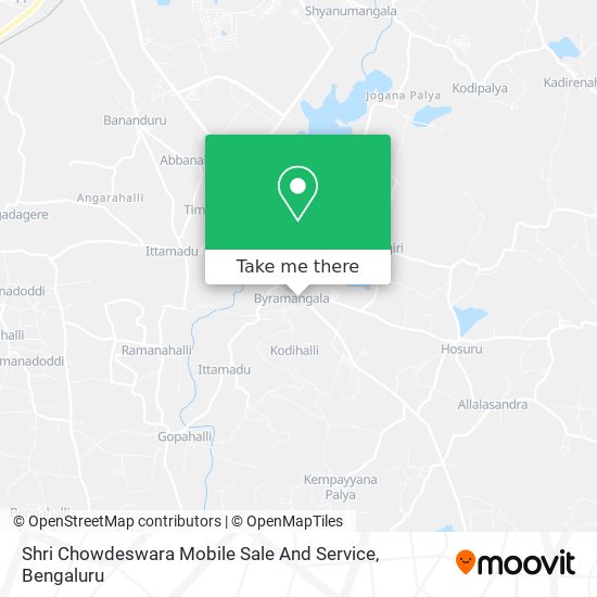 Shri Chowdeswara Mobile Sale And Service map