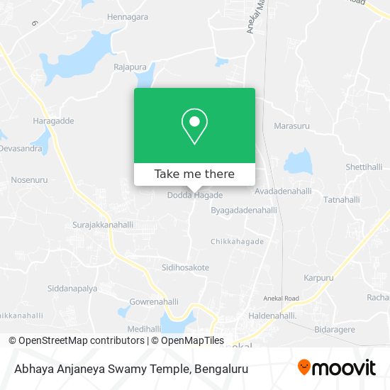 Abhaya Anjaneya Swamy Temple map