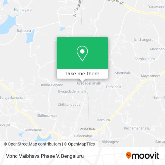 Vbhc Vaibhava Phase V map