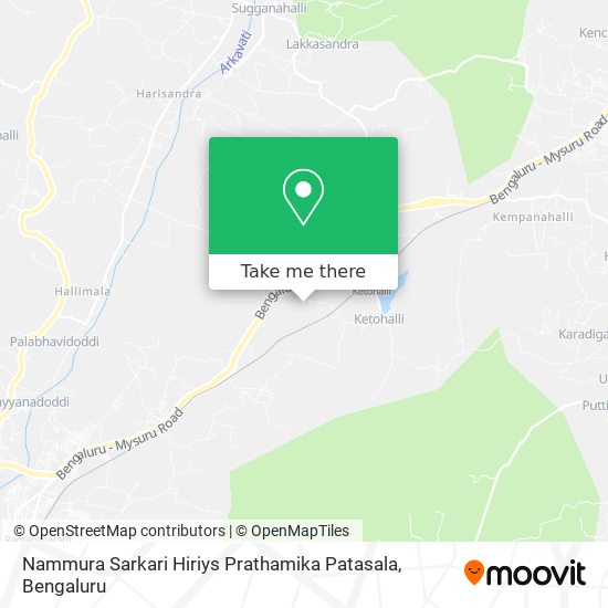 Nammura Sarkari Hiriys Prathamika Patasala map