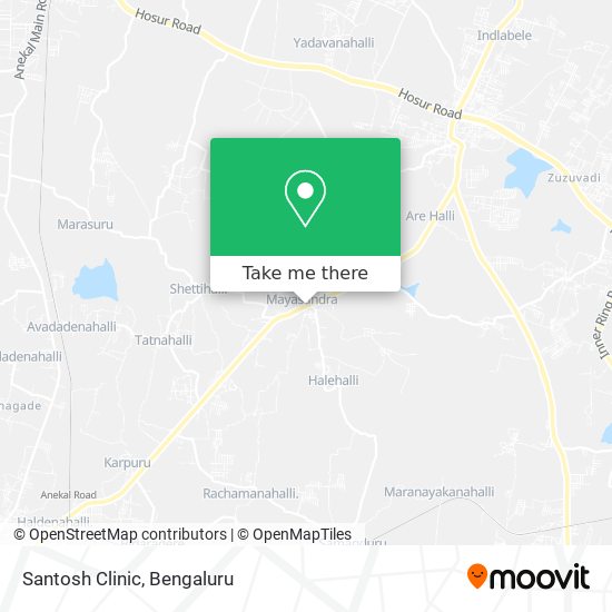 Santosh Clinic map