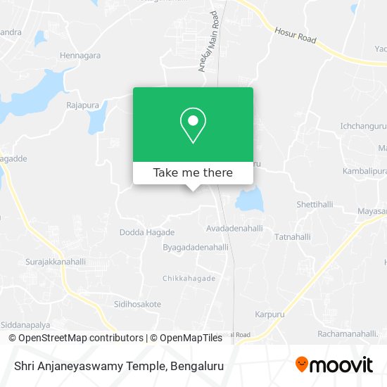 Shri Anjaneyaswamy Temple map
