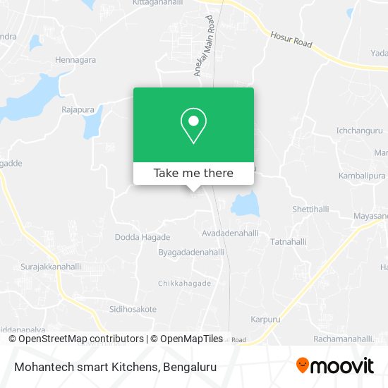 Mohantech smart Kitchens map