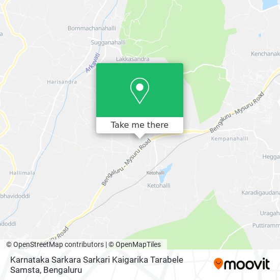 Karnataka Sarkara Sarkari Kaigarika Tarabele Samsta map