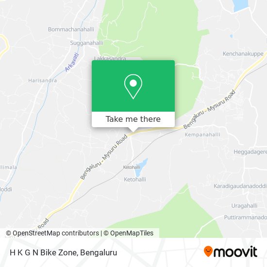 H K G N Bike Zone map