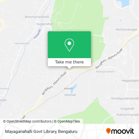 Mayaganahalli Govt Library map