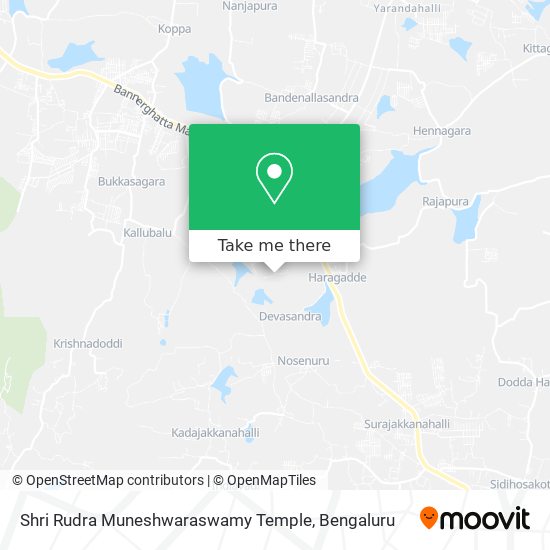 Shri Rudra Muneshwaraswamy Temple map