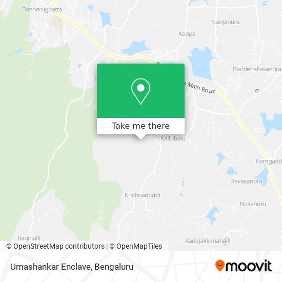 Umashankar Enclave map