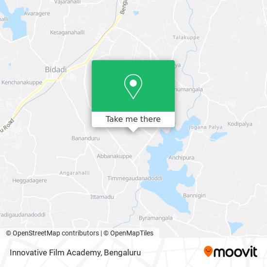 Innovative Film Academy map